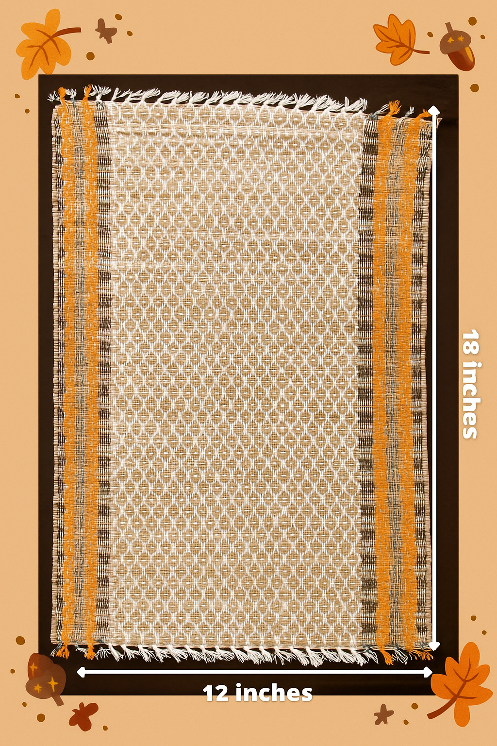 Handmade Dinning Table Mat in Beige Set Of 4 Eco Friendly Table ware hand woven Natural Grass  12 x 18 Inches