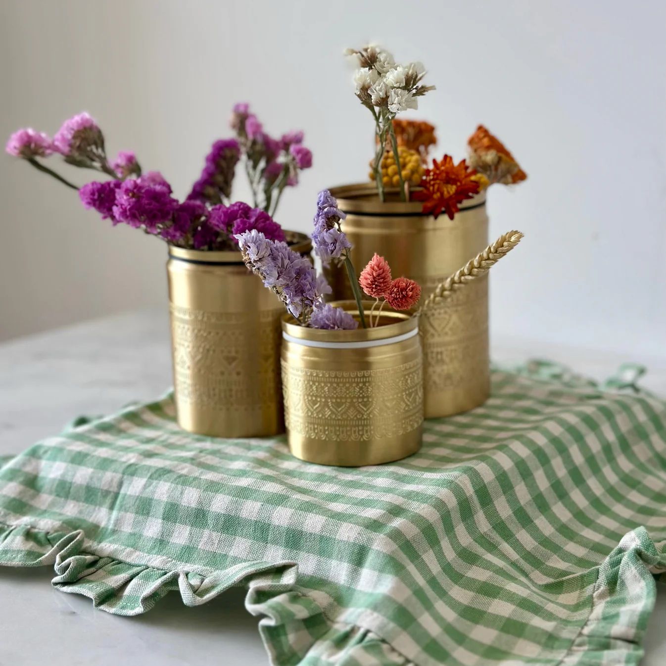 Pure Brass Storage Container or Jar For Tea Sugar Dry Fruites