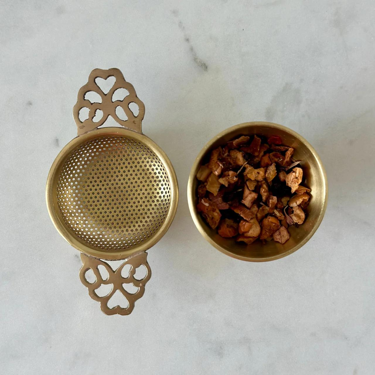 Pure Brass Tea Strainer