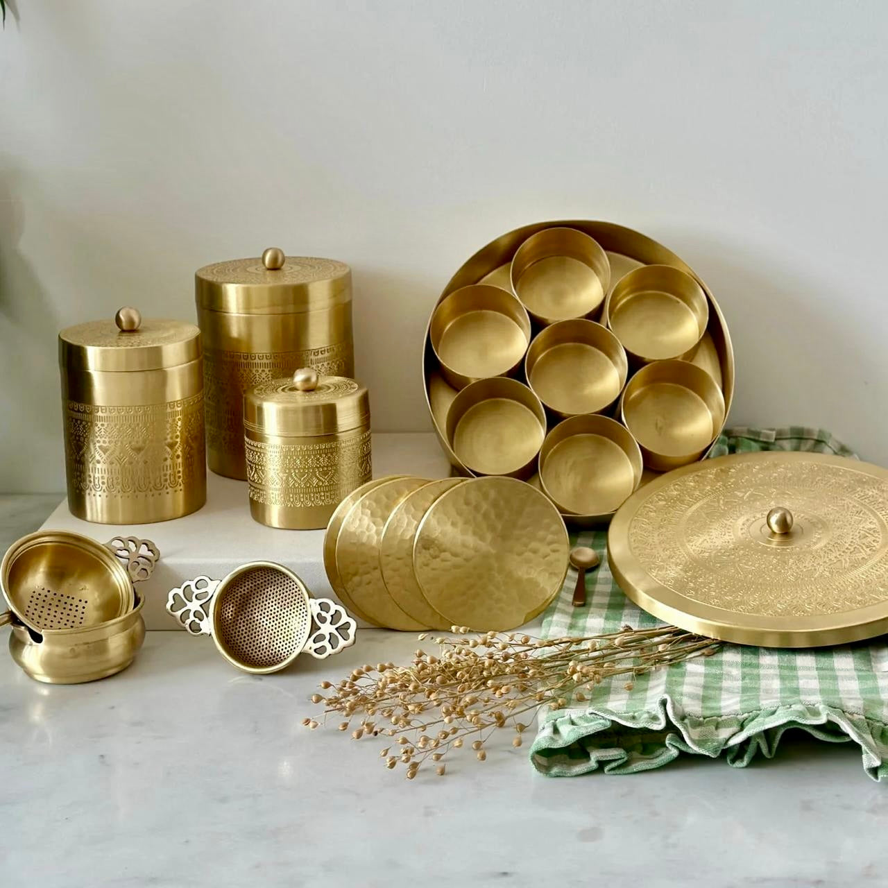 Pure Brass Tea Strainer